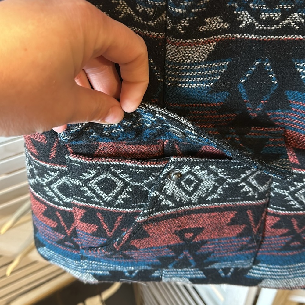Ruff Hewn Thick Southwestern Style Vest - Picture 3 of 5